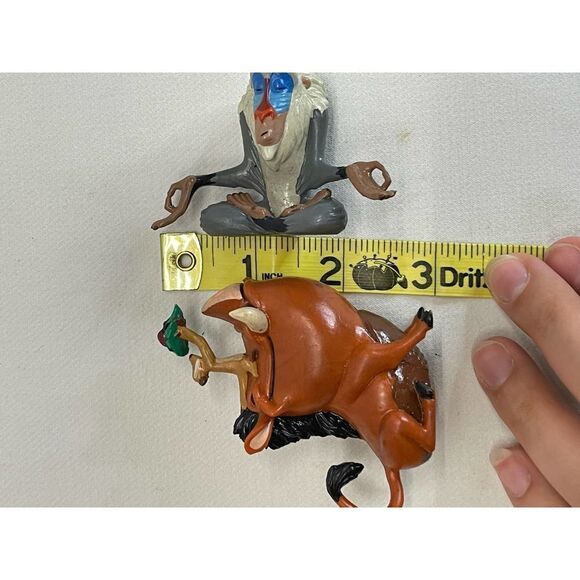 Lion King PVC Rafiki Meditating and Timon Pumba Disney Applause Cake Topper - Picture 6 of 7
